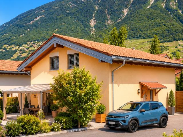 Prächtige freistehende Villa mit 4,5 Zimmern zum Verkauf in Fully