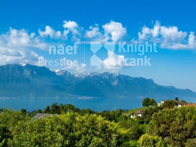 Prächtige freistehende Villa mit 6,5 Zimmern und außergewöhnlicher Aussicht auf den See und die Berge zum Verkauf in Blonay
