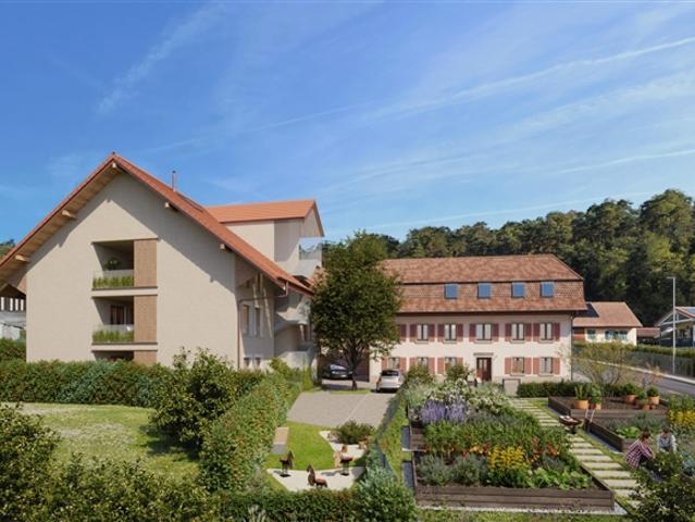 Prächtige neue 3,5 Zimmer Wohnung mit Loggia und privatem Garten