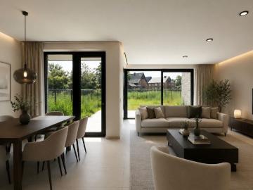 Prachtige nieuwbouwwoning te huur met 3 slpks en tuin in Mol