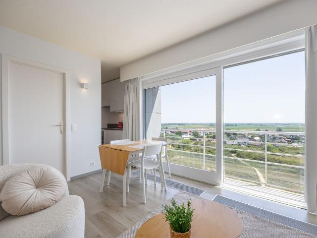 Prachtige studio met fenomenaal uitzicht te huur in Middelkerke