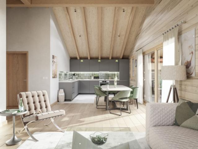 Prächtige Wohnung in einer Neusiedlung in Martenoy