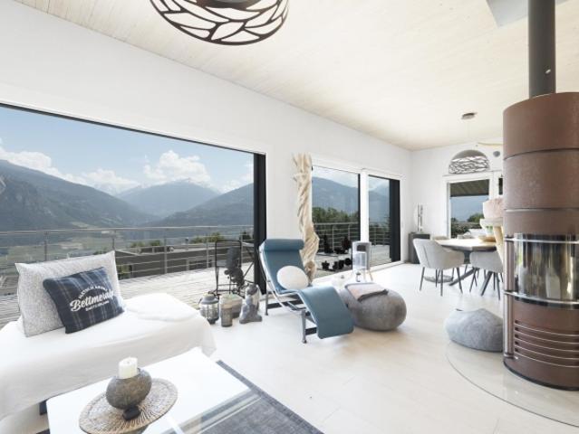 Prächtige, vom Architekt entworfene Villa mit 4,5 Zimmern an der Grimisuat