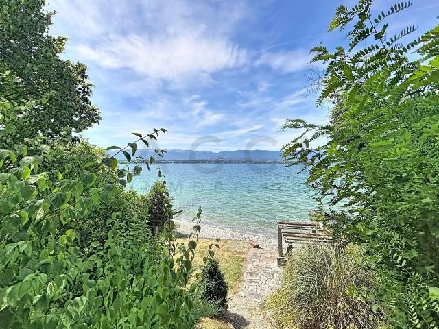 Prächtige Villa mit Panoramablick und privatem Zugang zum See – Anières Genf