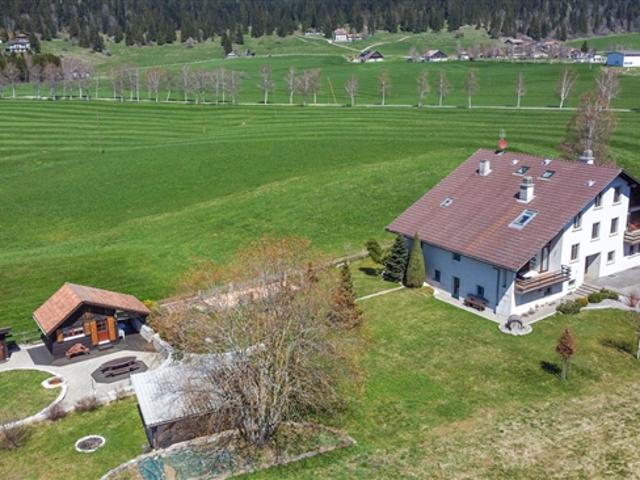 Wunderschönes Duplex von 188 m2 mit Charakter, grossem Garten, Garage und Nebengebäuden