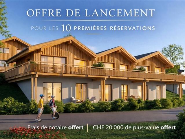 Prächtiges Doppelhaushaus soll in der Nähe von Crans Montana mit atemberaubendem Blick auf die 4000 Walliser gebaut werden
