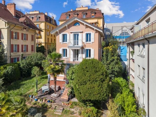Prächtiges freistehendes Haus mit 9,5 Zimmern und Garten – Sous Gare Lausanne