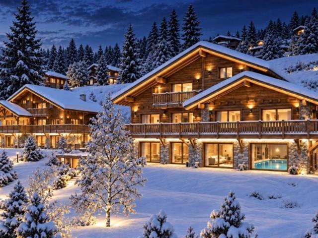 Prächtiges Luxuschalet im Bau in Crans Montana