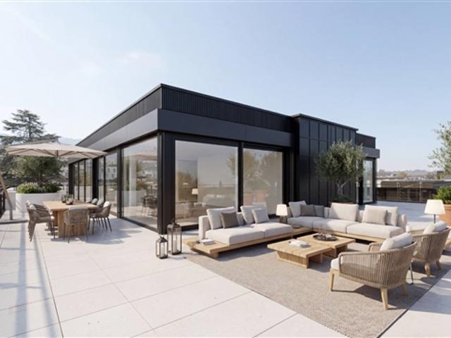 Prächtiges Penthouse mit 5,5 Zimmern und einer Terrasse von 249 m²