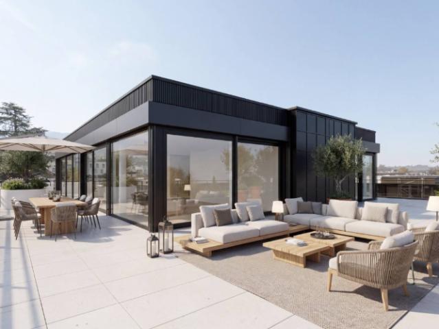 Prächtiges Penthouse mit 5,5 Zimmern und einer 249 m² großen Terrasse