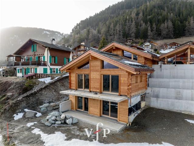 Prächtiges 6,5 Zimmer Chalet im Bau in Le Levron