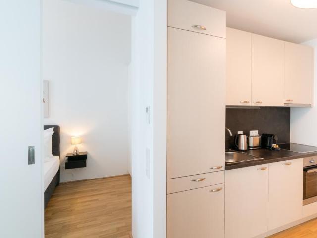 Practical micro apartment in the Marina Tower in Vienna, Vienna Amsterdam Apartments for Rent