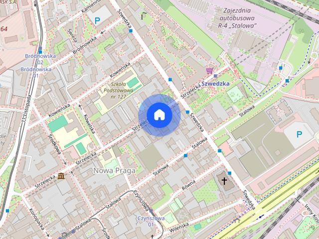 Praga Północ | 2 pokoje | 59m2 | Metro Szwedzka