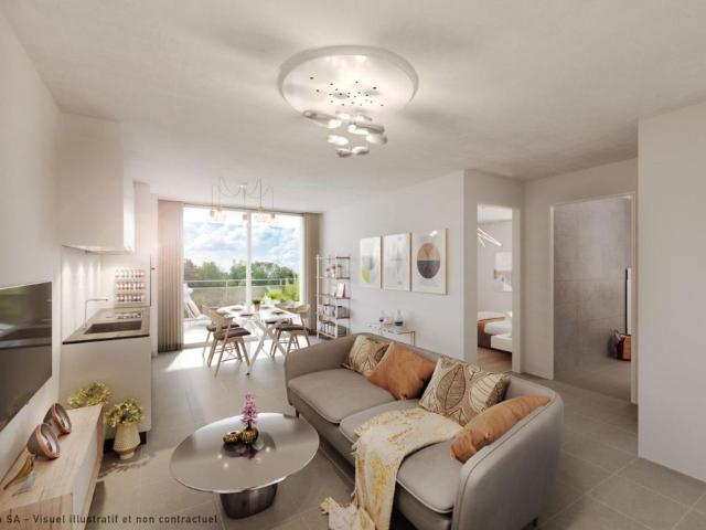 Prairie 1, pour senior – Appartement 2.5 pièces au 3ème étage