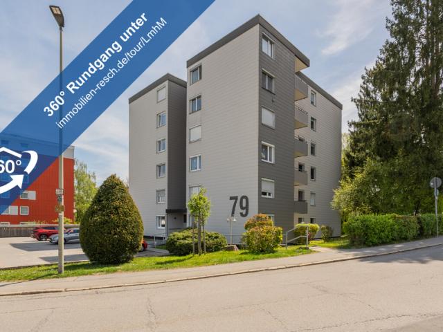 Praktisch geschnittene 2 Zimmer Wohnung mit separater Küche und Balkon in Passau Rittsteig