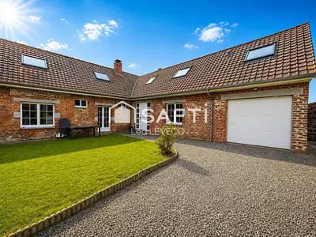 Preux au Bois 59288 Achat / Vente maison 7 pièces t7 parking