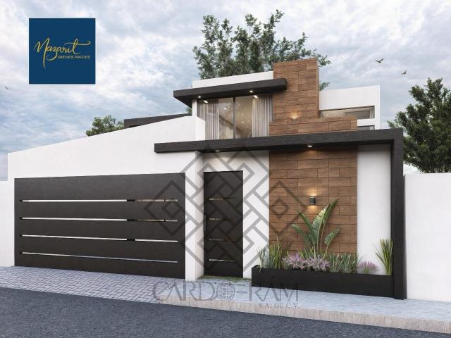 Preventa de casa con cuatro rec?maras y jard?n en Santa Anita Huiloac, Apizaco, Tlaxcala