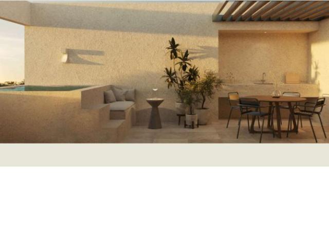 Preventa de departamento con 2 rec?maras y rooftop en Pionera