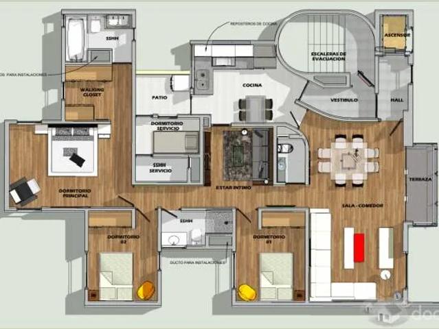 PREVENTA DE DEPARTAMENTOS EN JLBYR 144 M2