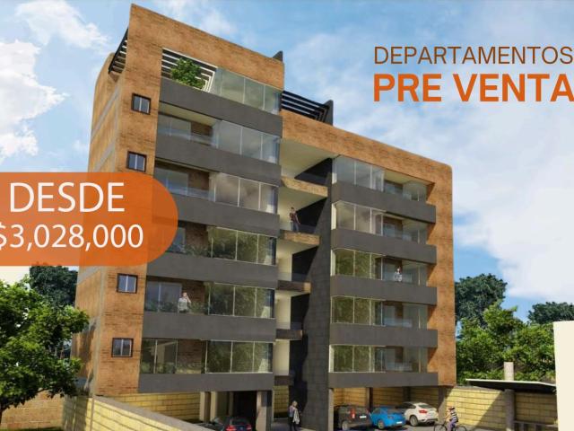 PREVENTA DE DEPARTAMENTOS SOBRE AV. 3 PONIENTE, SAN PEDRO CHOLULA, PUEBLA