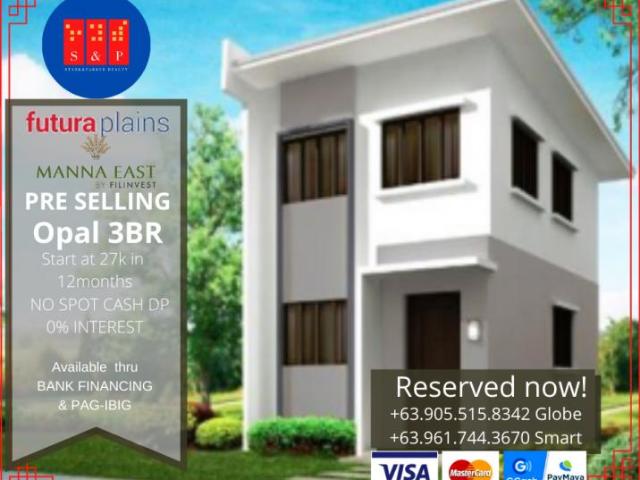 Pre selling Single Attached 2 Bedroom wit parking in Teresa Rizal