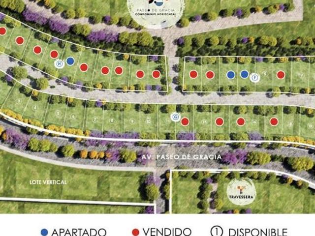 Pre Venta de lotes Paseo de Gracia Zona Andares, Av. Juan Palomar y Universidad