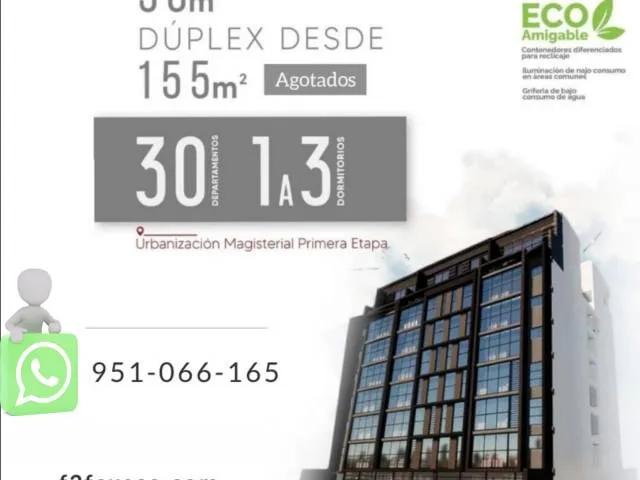 Pre venta departamentos en Urbanización Magisterial, Cusco. 1,2 y 3 habitaciones