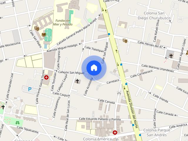 Preciosa casa en calle cerrada con Vigilancia Centro Coyoacan