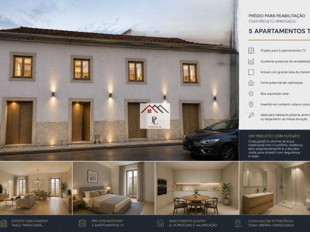 Predio com projecto 5 apartamemntos