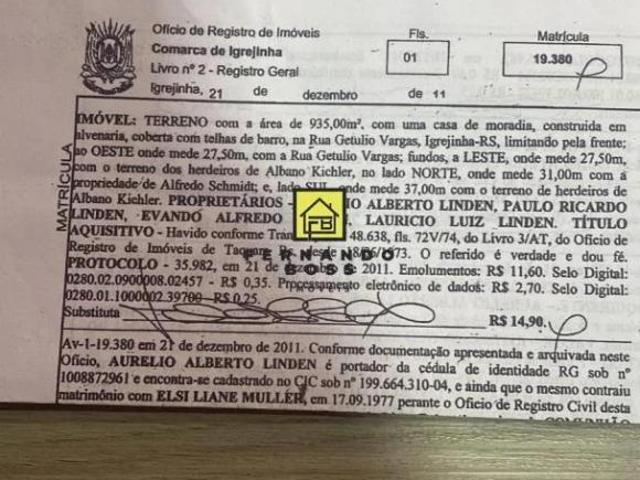 Prédio comercial construído em um Terreno localizado em região de forte comércio em Igrejinha! Há po