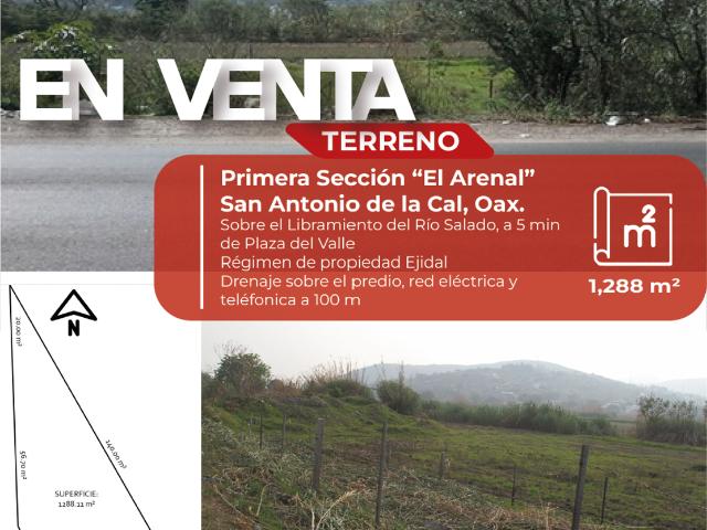 Predio en Venta sobre el Libramiento del Río Salado