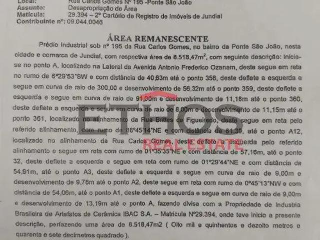 Prédio para Venda em Jundiaí/SP Ponte de São João