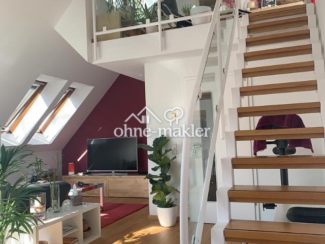 Preisangebot! Bezugsfreie, helle DG Maisonette mit großer Dachterrasse