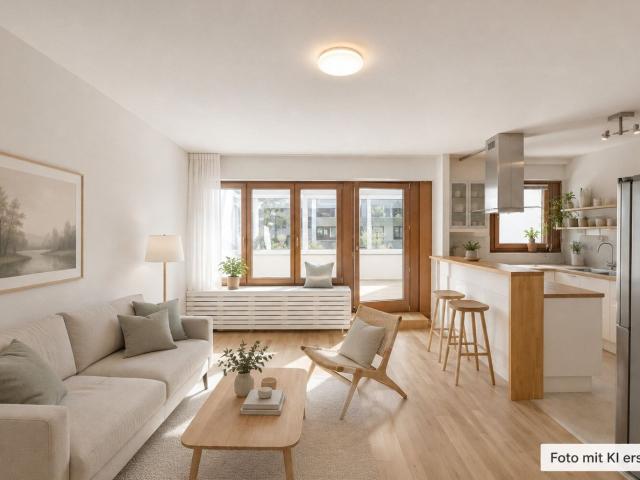 Preisreduktion Wohnen im Grünen mit Viel Platz: Charmante 3 Zimmer Maisonette mit Großem Wintergarten