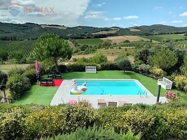 Preixan 11250 Achat / Vente maison 7 pièces t7 au dernier étage piscine