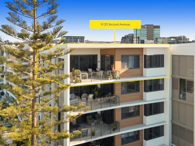 Premier top floor penthouse offering effortless coastal luxury and sweeping river views