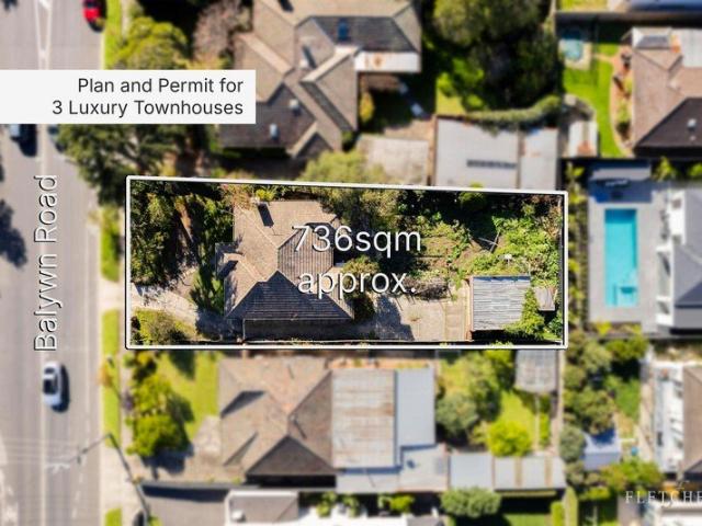 Premium Balwyn Development Opportunity with Approved Plans for 3 Luxury Residences