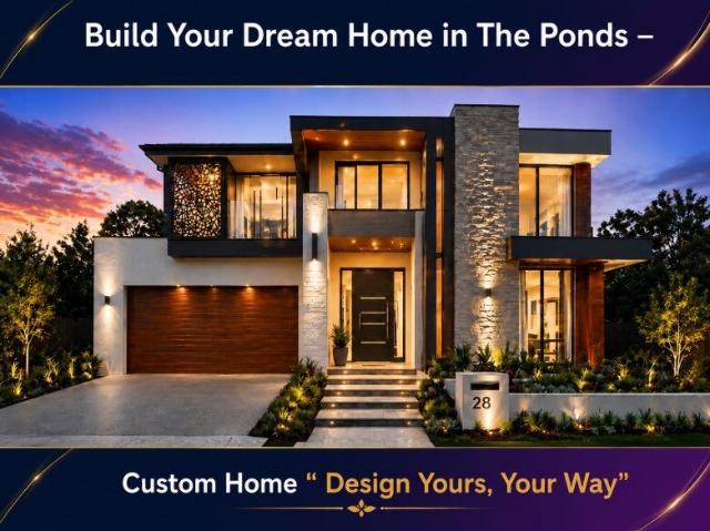 Premium Custom Built House & Land Package in The Ponds Registered Land, Premium Inclusions & Flexible Family Living