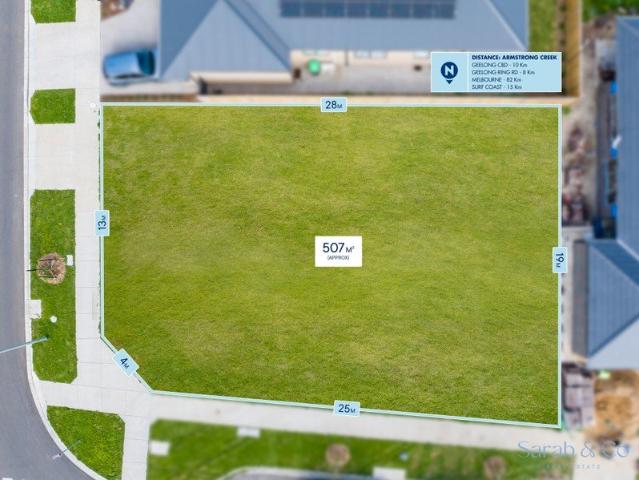 Premium Corner Allotment in a Prime Armstrong Creek Location. !