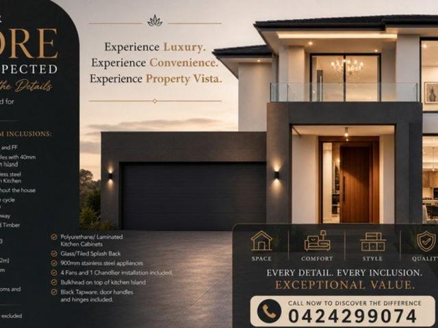 Premium Home & Land Package: High End Inclusions & 512 sqm Land