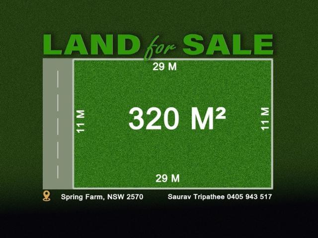 PREMIUM LAND FOR SALE IN SPRING FARM!