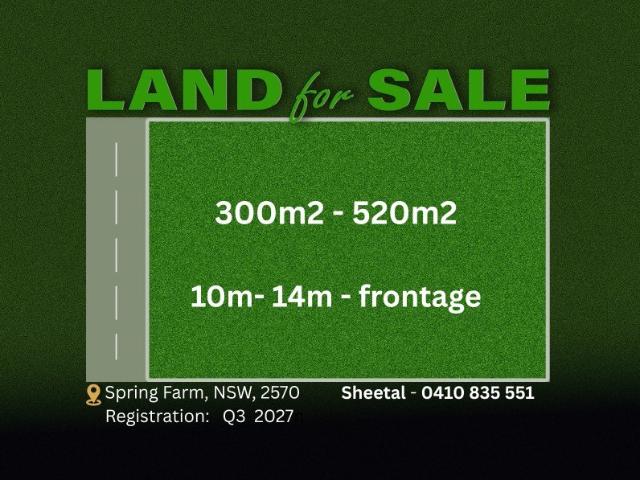 Premium Land for Sale | Spring Farm