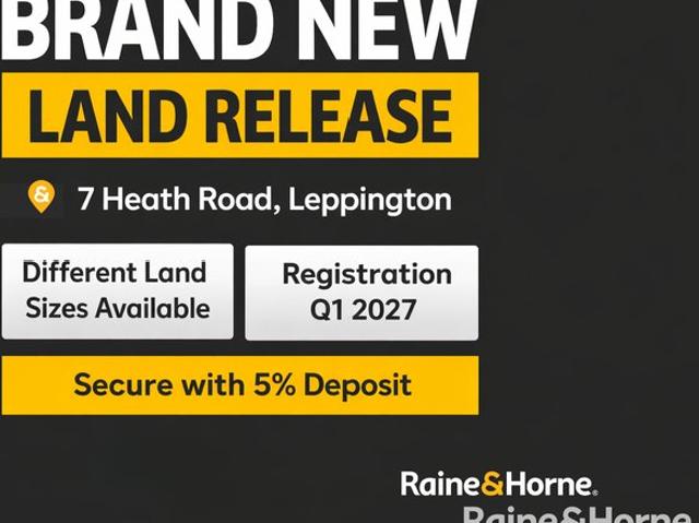 Premium Land Release in Leppington's Growing Community