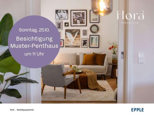 Premium Penthaus in erster Parkreihe in Mannheim Smart Home, Dachterrasse und Kühlung inklusive