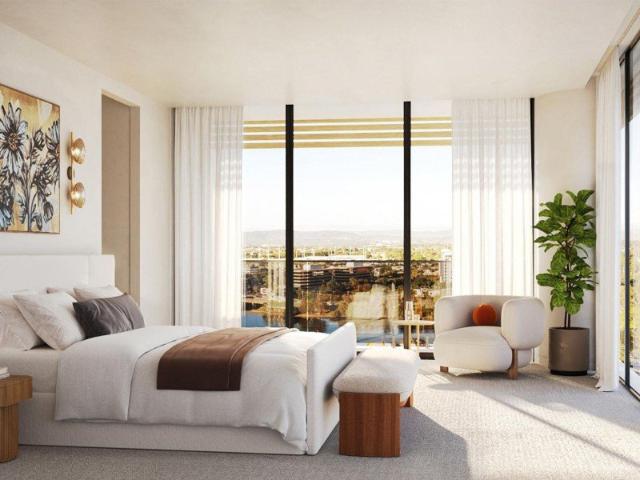 A Refined Half Floor Residence with Sweeping City and River views