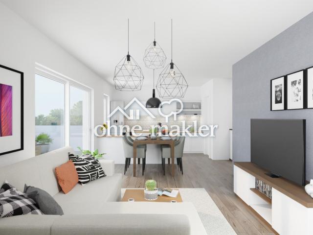 Premium Wohnen im Südwesten: Exklusive 2,5 Zimmer Neubauwohnung mit Designerküche auch Rent2Rent
