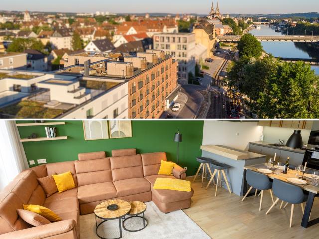 Premium 1 Bedroom Apartment, New Build, Central Location, River View, Air Conditioning, Rooftop Terrace