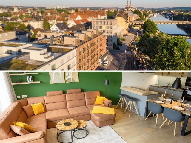 Premium 1 Bedroom Apartment, New Build, Central Location, River View, Air Conditioning, Rooftop Terrace, Regensburg Amsterdam Apartments for Rent