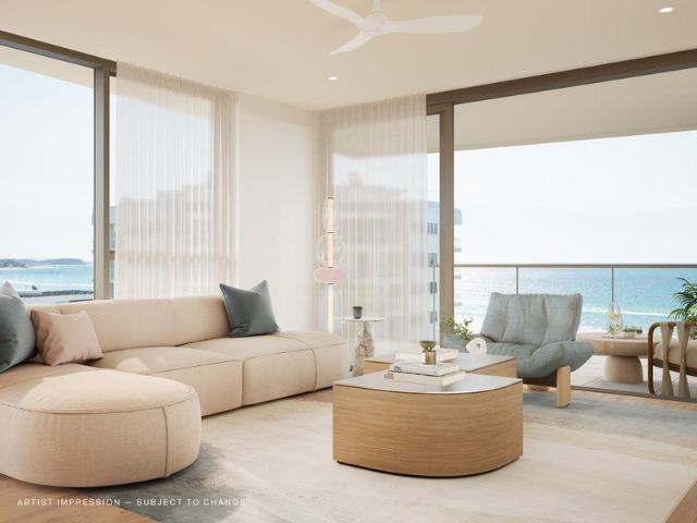Premium 3 Bedroom Corner Apartment with Ocean Views & Second Living Area