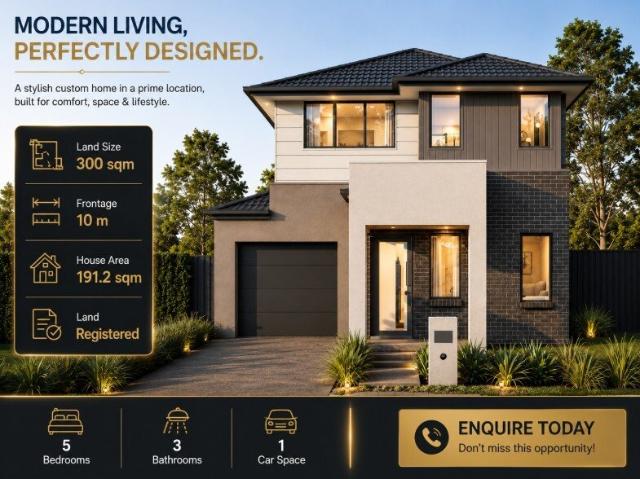 Premium 5 Bedroom House & Land Package in Jordan Springs Registered Land & Turnkey Value